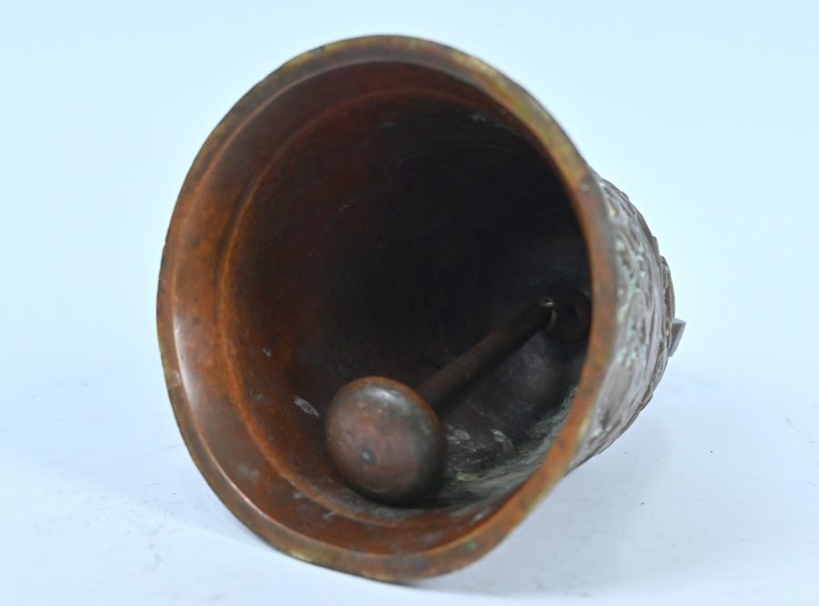 A brass Mass bell of traditional form - Image 3 of 3