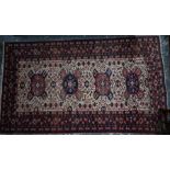 An old South West Persian kelleh carpet