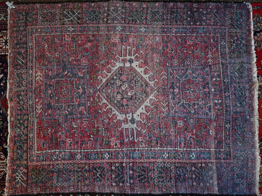 A Persian Heriz rug - Image 2 of 2