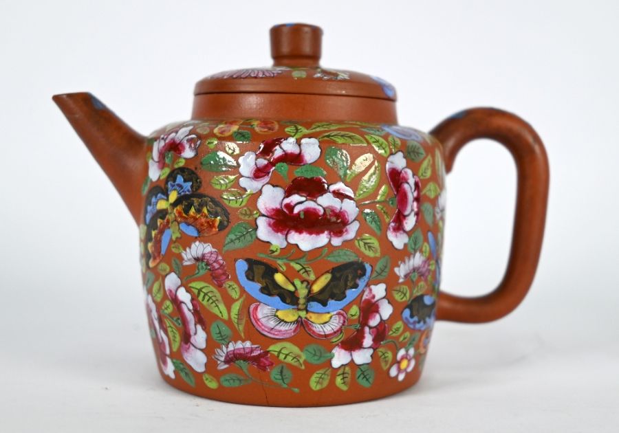 Three Chinese Yixing teapots - Image 12 of 15