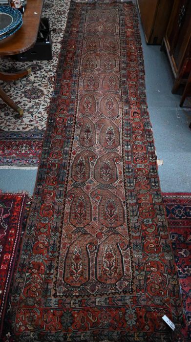 An antique Kurdish runner