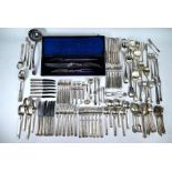 P&O/Orient Line electroplated flatware, carving set, etc.