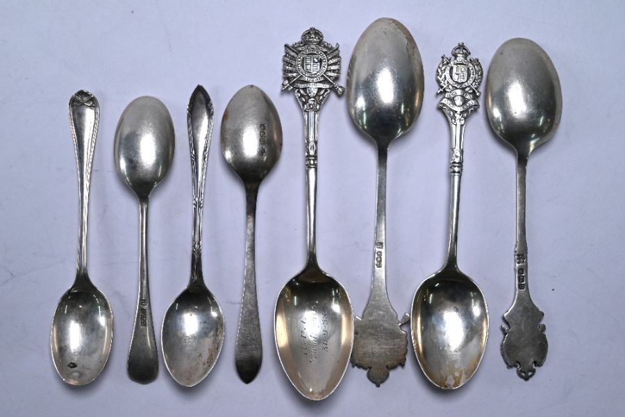 Silver teaspoons, etc - Image 2 of 5