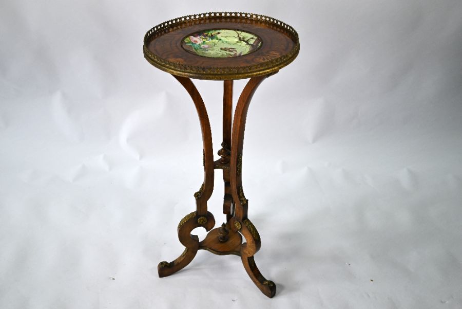 A19th century ormolu mounted jardiniere stand