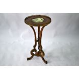 A19th century ormolu mounted jardiniere stand