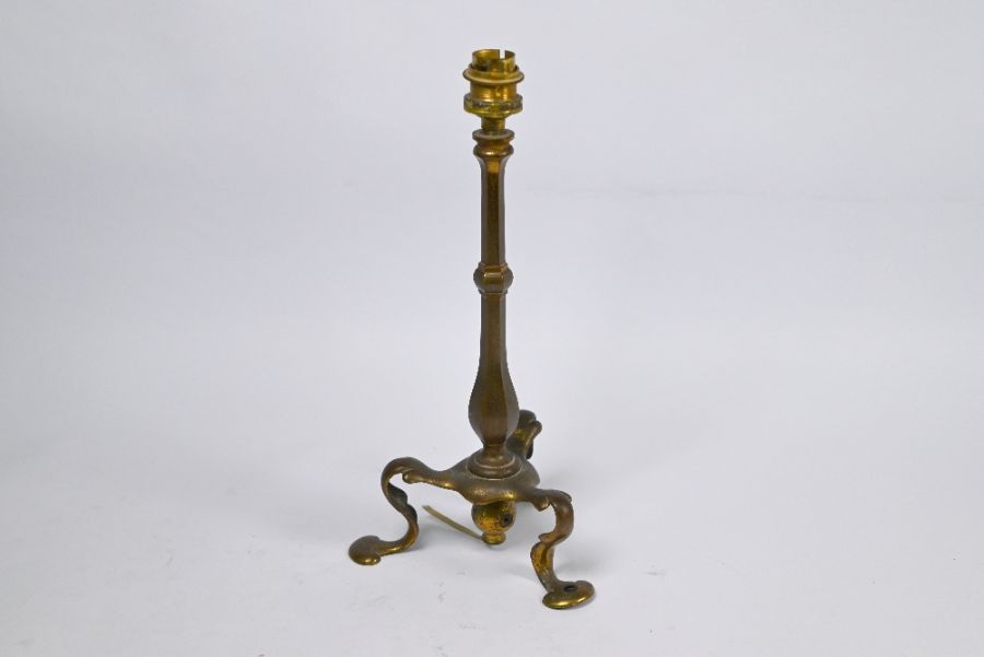 Railwayana - a brass Pullman table lamp