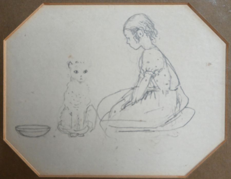 Kate Elizabeth Olver (1881-1960) - pencil - Image 3 of 5