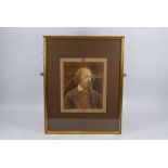 Julia Margaret Cameron - large albumen photographic print of Alfred Lord Tennyson