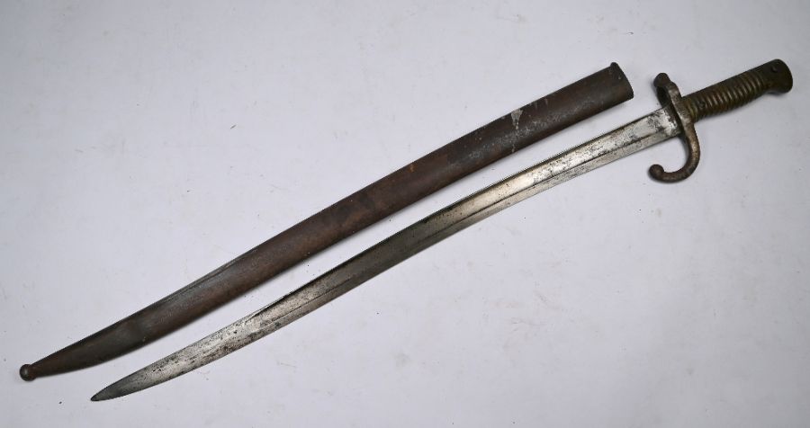 A 19th century French 1867 St Etienne bayonet