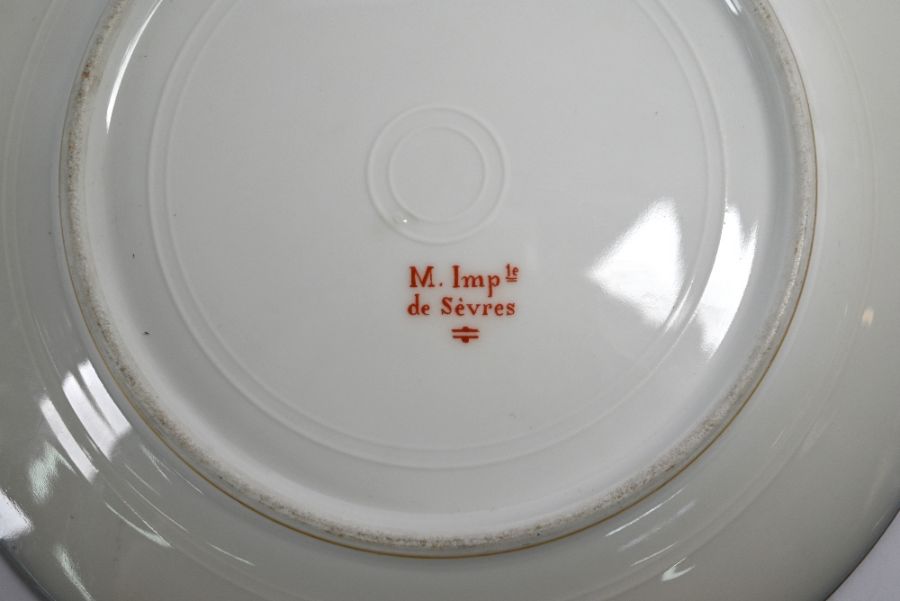 A Napoleon I Sèvres cabinet plate - Image 3 of 3