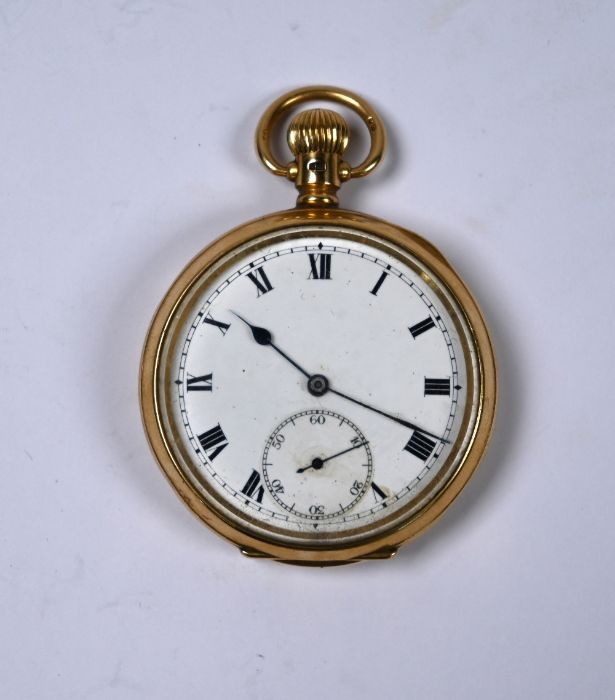 18ct gold pocket watch