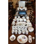 An extensive collection of Royal Worcester 'Evesham' china