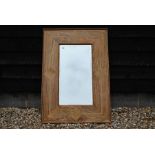 A Barker and Stonehouse bevelled rectangular wall mirror