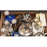 Mixed box of plated wares