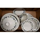 Royal Doulton 'Burgundy' dinner service