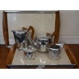 A Picquot Ware tea/coffee service