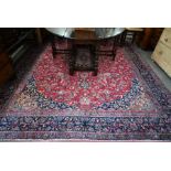 A Persian room size Meshed carpet