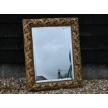 A modern gilt framed wall mirror, 64 cm w x 80 cm h