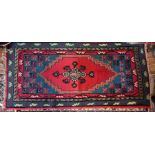 An old Turkish carpet runner, 170 cm x 82 cm