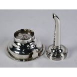 George III silver wine funnel