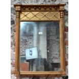 A 19th century gilt framed mirror