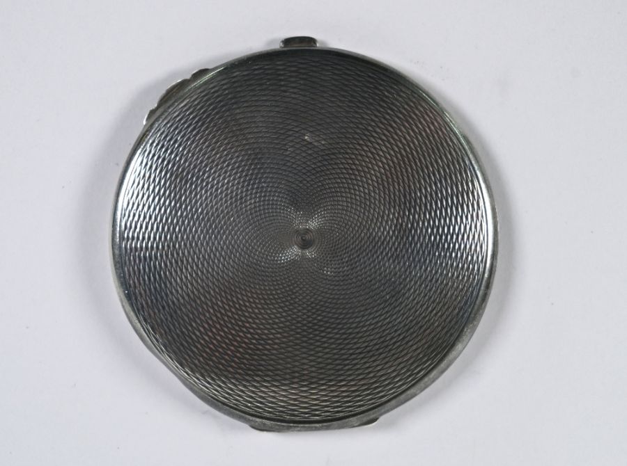 Silver bowl, compact and ep salver - Image 6 of 6