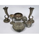 Indian silver items