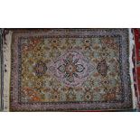 An old Persian Kashan rug