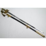 An Edwardian Naval officer's sword