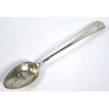 George III silver basting spoon