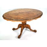 Victorian walnut breakfast table