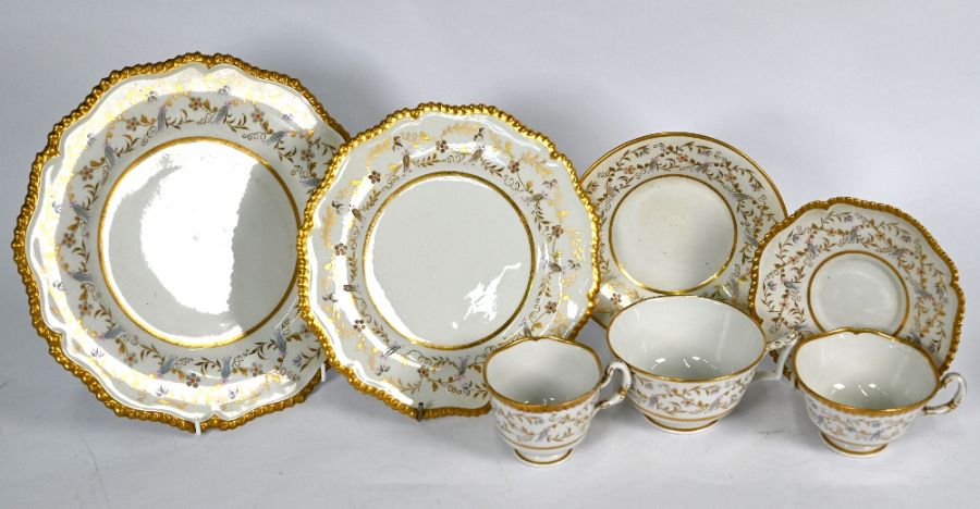 An early 19th century Worcester Flight Barr & Barr breakfast service - Image 4 of 14