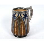 A Victorian Doulton Lambeth stoneware mug