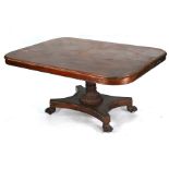 A George III mahogany breakfast table