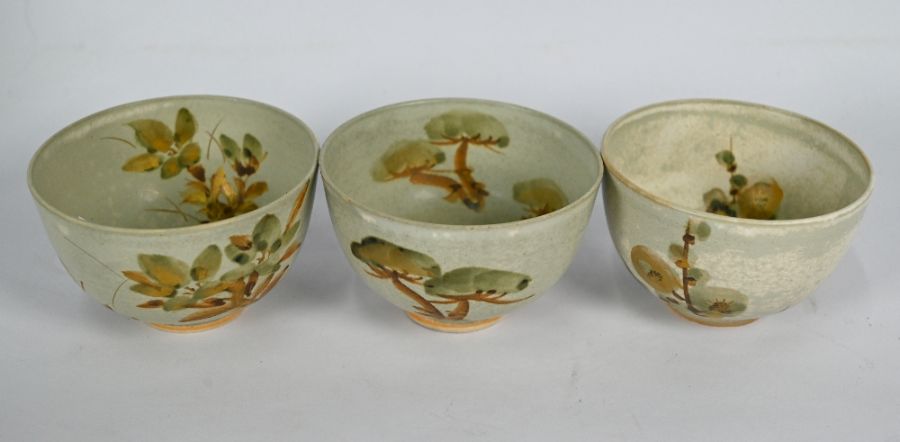 Japanese Sake set and floral decorated green tea set - Image 4 of 7