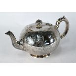 Victorian Scottish silver teapot