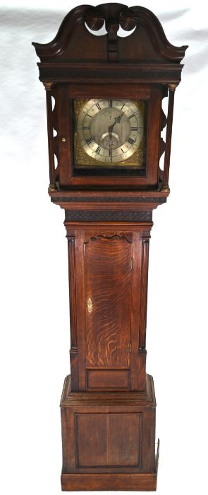 John Hartley, an 18th century 30hr oak longcase clock - Image 2 of 6