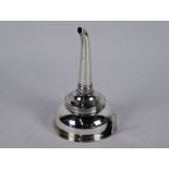 George III silver wine funnel - Peter & Ann Bateman