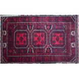 A Turkoman rug, 180 cm x 120 cm