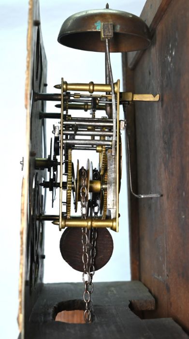 John Hartley, an 18th century 30hr oak longcase clock - Image 6 of 6