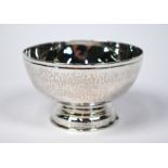 Victorian Arts & Crafts Britannia silver bowl