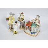 Collection of German porcelain figures
