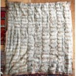 A vintage fur (possiby Beaver) carriage rug