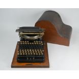 An antique Yost typewriter 'The New Yost'