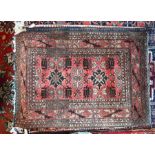 An Afghan Belouch rug, 150 cm x 105 cm