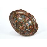 An early 20th century Japanese cloisonné phoenix bowl