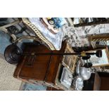 An antique fruitwood wool-winder