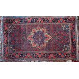 An old Persian Brojerd rug, 202 cm x 128 cm