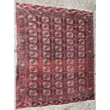 A fine antique Turkoman carpet, 265 cm x 209 cm