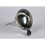 George III silver wine funnel